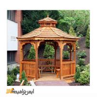 آلاچیق پیش ساخته چوبی مدل چینی