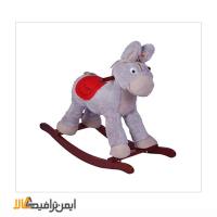 راکر چوبی کودک طرح الاغ