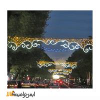 آذین بندی شهر مدل پیچک به مناسبت دهه فجر
