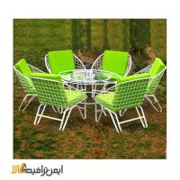 میز و صندلی فلزی حیاط