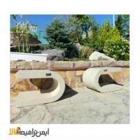 نیمکت بتنی تکنفره