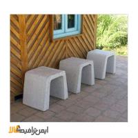 نیمکت بتنی ساده