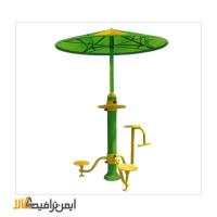 وسایل ورزشی پارکی مسگری نشسته و ایستاده
