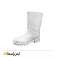 چکمه لاستیکی سفید زنانه