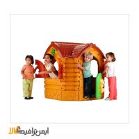 کلبه جنگلی کودک طرح چوب