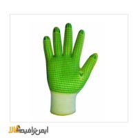 دستکش خال دار پی وی سی