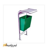 سطل آشغال فلزی شهری