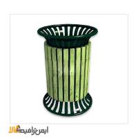 سطل زباله طرح چوب