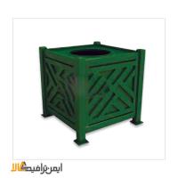 سطل زباله پارکی فلزی