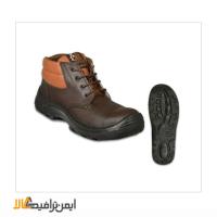 کفش ایمنی چرم قهوه ای