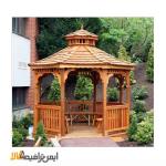 آلاچیق پیش ساخته چوبی مدل چینی