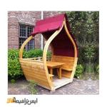 آلاچیق چوبی باغ