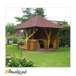 آلاچیق چوبی ساده