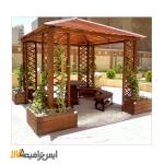 آلاچیق چوبی مدرن