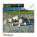 گوی بتنی تزئینی شهری