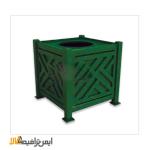 سطل زباله پارکی فلزی