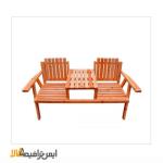 نیمکت تمام چوب حیاط