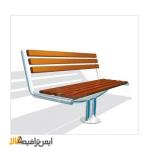 نیمکت چوبی
